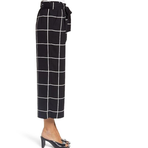 HALOGEN Wide Leg Crop Pants - Picture 1 of 3